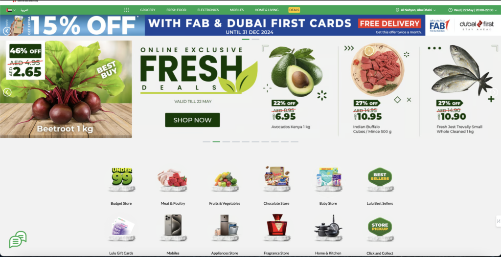 Lulu Hypermarket Offerings-Product